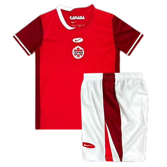 Kids Canada Home Jersey Kit Copa America 2024