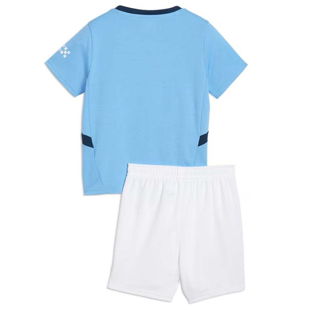 Kids Manchester City Home Kit (Jersey+Shorts) 2024/25