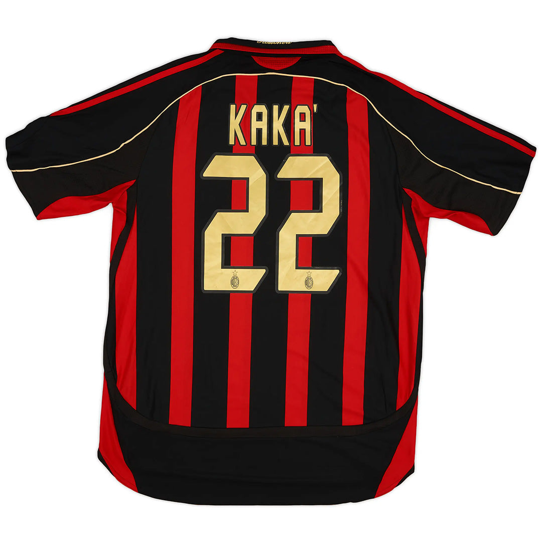 KAKA' #22 Retro AC Milan Home Jersey 2006/07