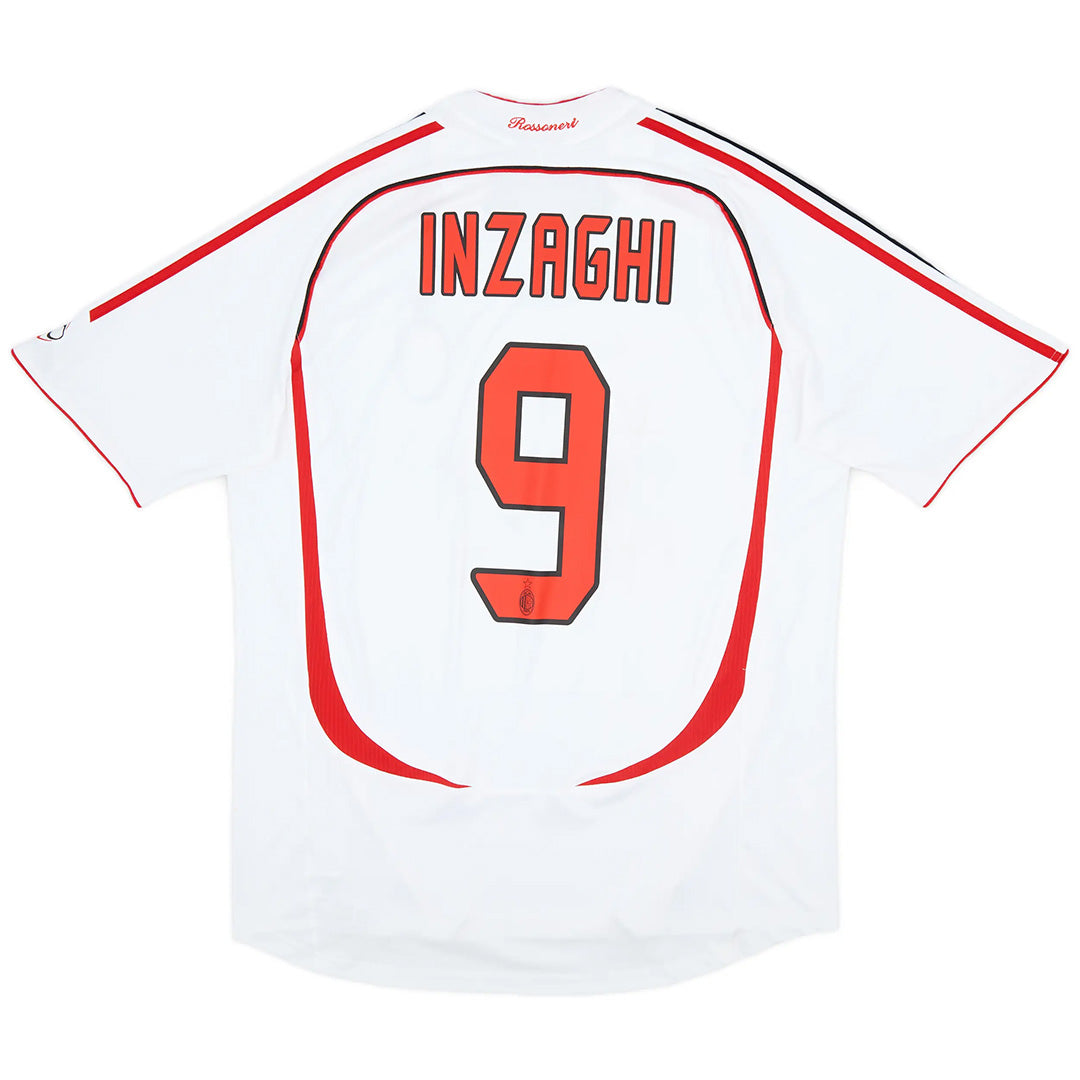 INZAGHI #9 Retro AC Milan UCL Final Away Jersey 2006/07