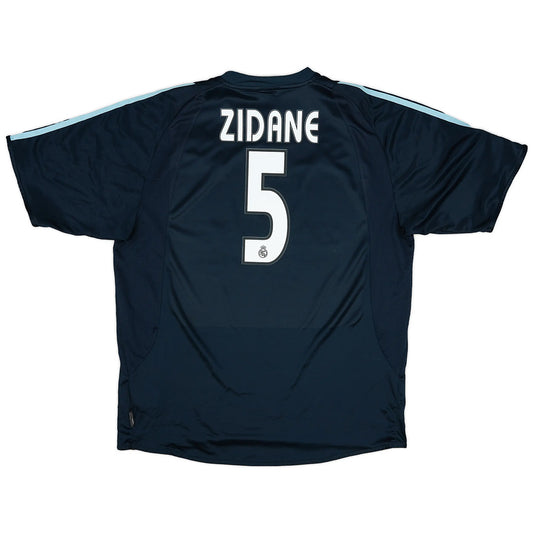 ZIDANE #5 Retro Real Madrid Away Jersey 2003/04