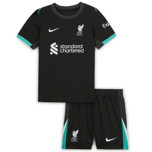 Kids Liverpool Away Kit Jersey+Shorts 2024/25