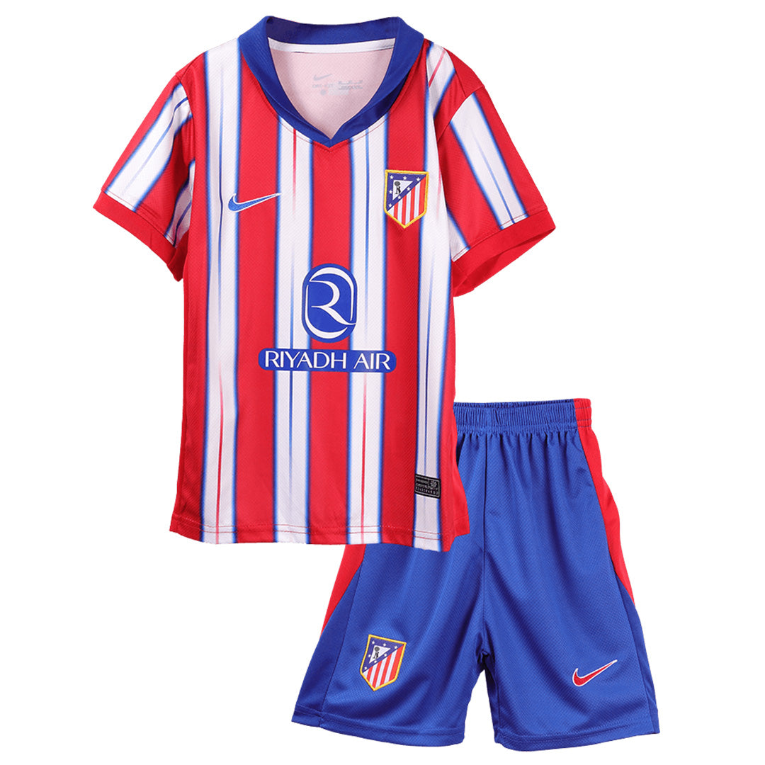 Kids Atletico Madrid Home Kit (Jersey+Shorts) 2024/25