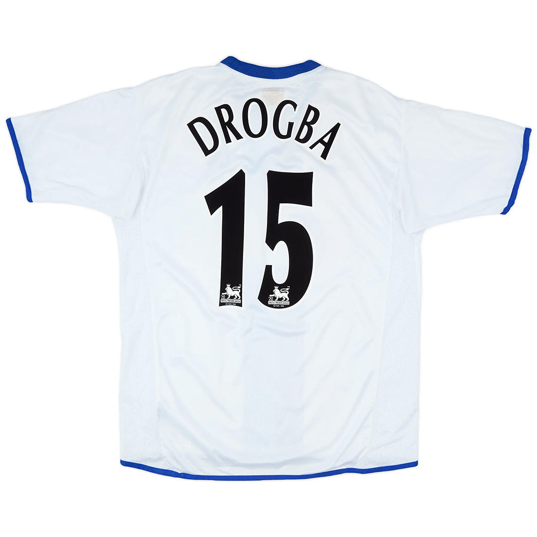 DROGBA #15 Retro Chelsea Away Jersey 2003/05