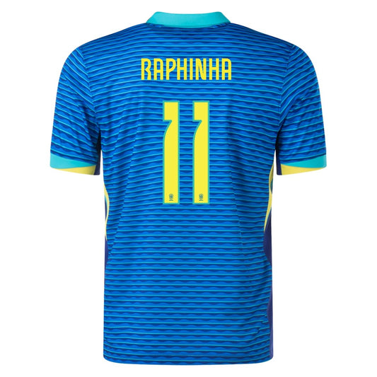 RAPHINHA #11 Brazil Away Jersey Copa America 2024 FV