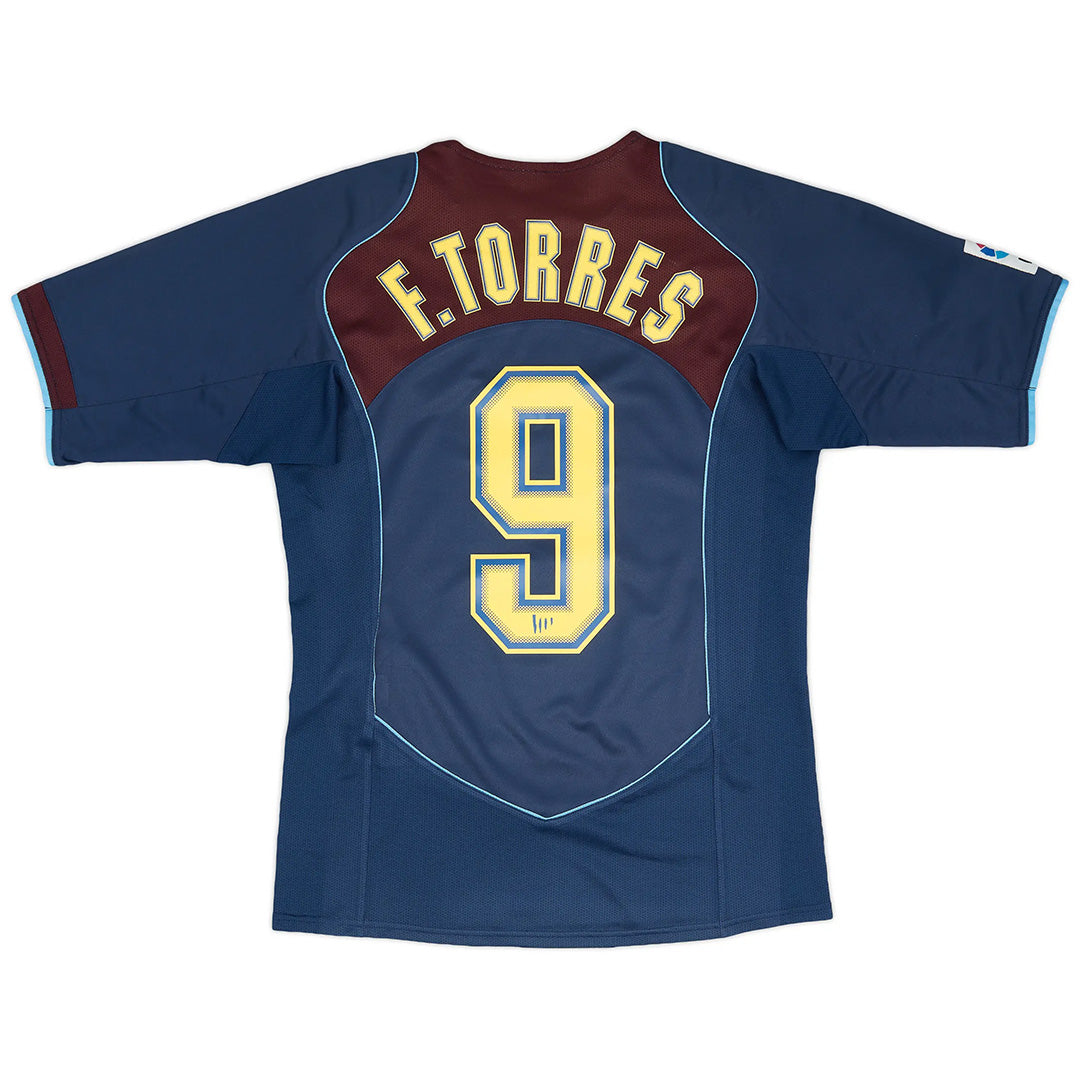 Torres #9 Retro Atletico Madrid Away Jersey 2004/05 FV