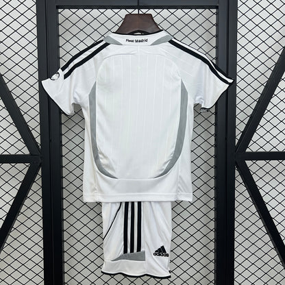 Retro Real Madrid 06/07 Home Premium Kids Set