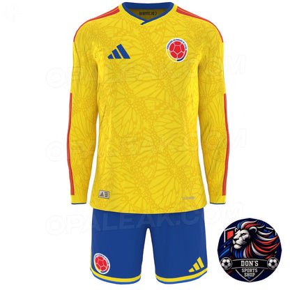 COLOMBIA 2026 World Cup Home Long Sleeve Jersey