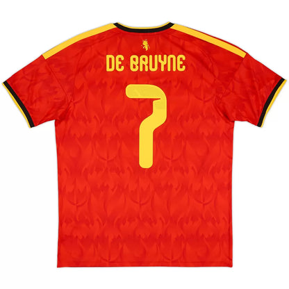 De Bruyne #7 Belgium Home Match Jersey Player Version World Cup 2026