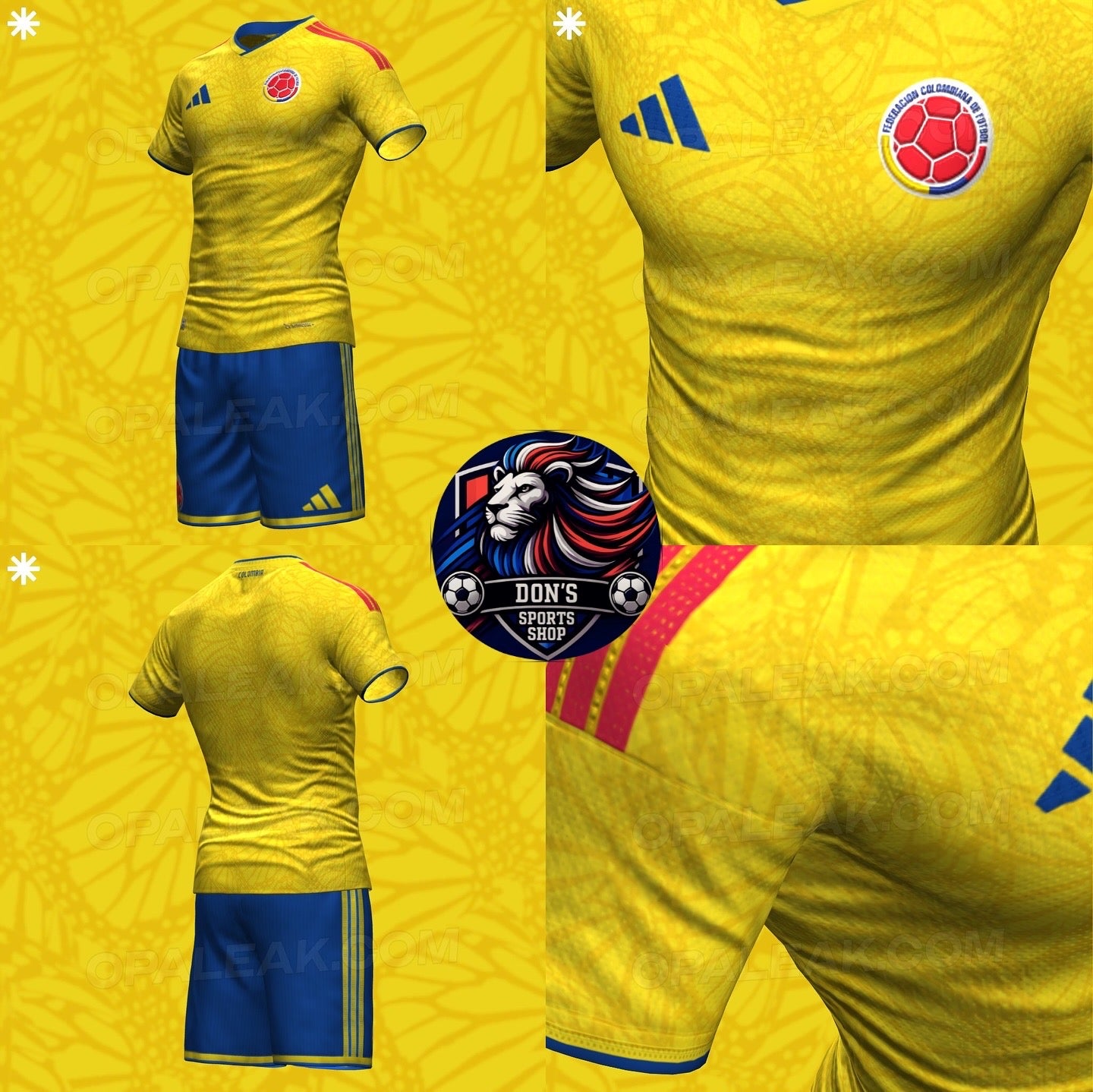 COLOMBIA 2026 World Cup Home Long Sleeve Jersey