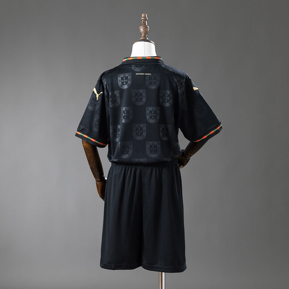 Portugal Kids 'Black Panther' Special Edition Jersey Kit 2026