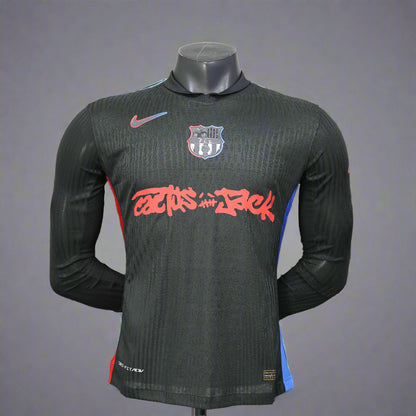 Barcelona Away x Travis Scott Shirt 2024/25 Soccer Jersey