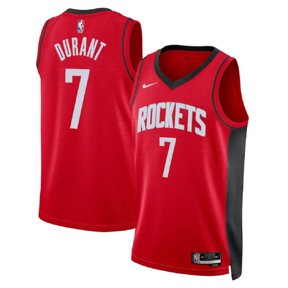 Men's Houston Rockets Kevin Durant Red Swingman Jersey - Icon Edition