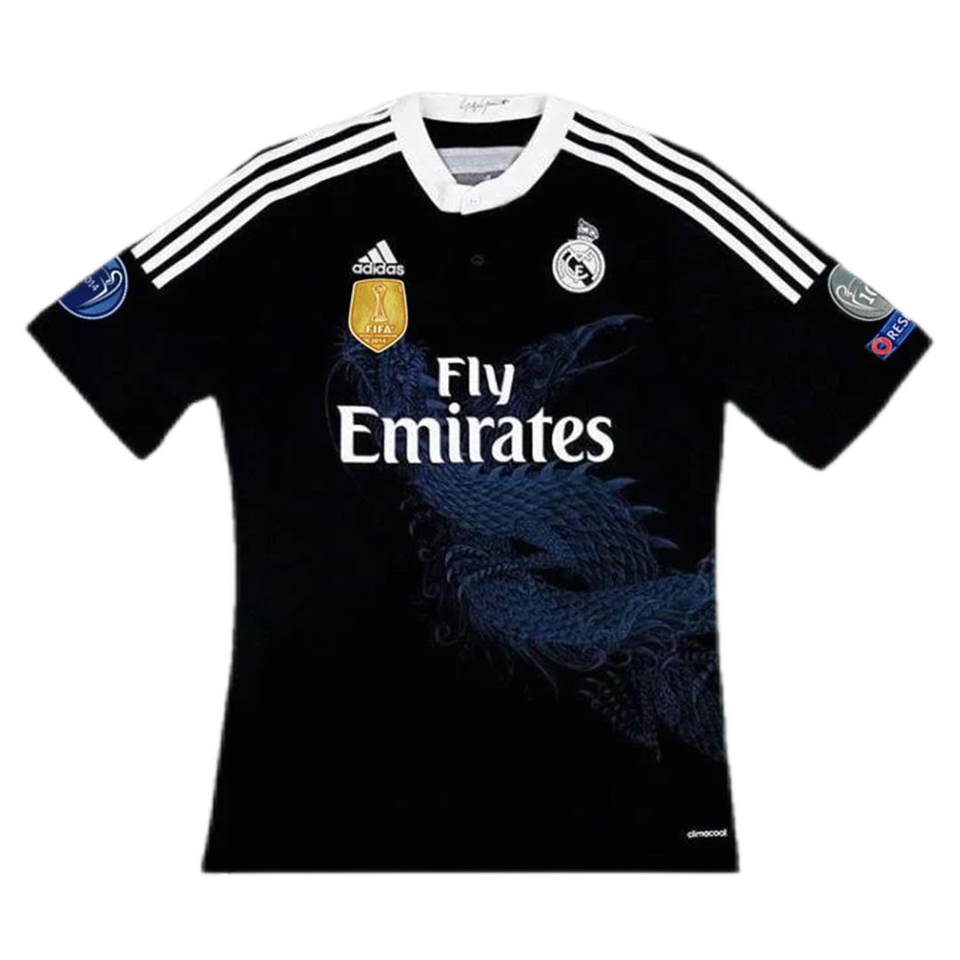 SERGIO RAMOS #4 Retro Real Madrid UCL Third Jersey 2014/15