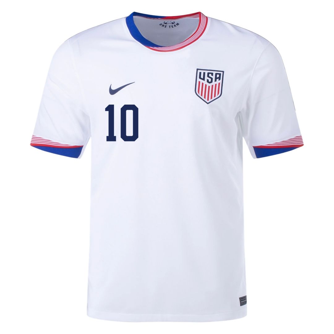 Pulisic #10 USMNT Home Jersey Copa America 2024 FV