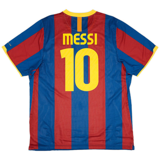 Messi #10 Barcelona Retro Jersey Home 2010/11