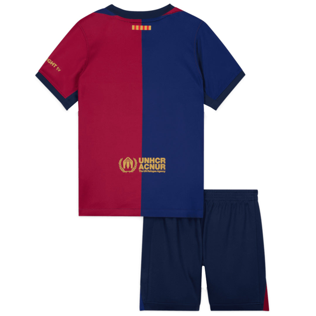 Kids Barcelona x Coldplay Home Kit (Jersey+Shorts) 2024/25