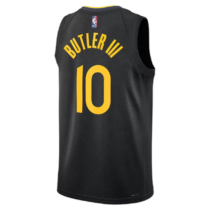 Men's Golden State Warriors Jimmy Butler Black Swingman Jersey - Statement Edition