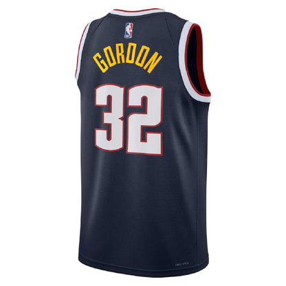 Men's Denver Nuggets Aaron Gordon Navy Swingman Jersey - Icon Edition