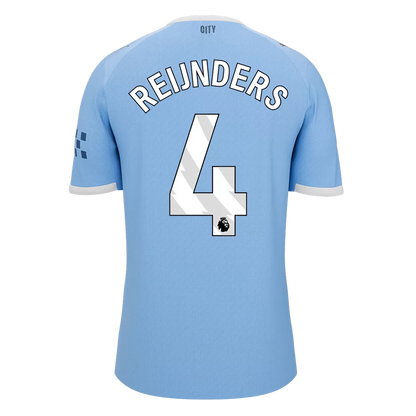 REIJNDERS #4 Manchester City Home Jersey 2025/26