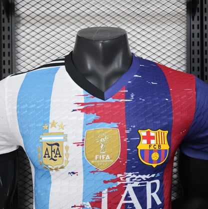 Messi Barcelona and Argentina 25-26 Joint Player Special Edition New Football Shirt