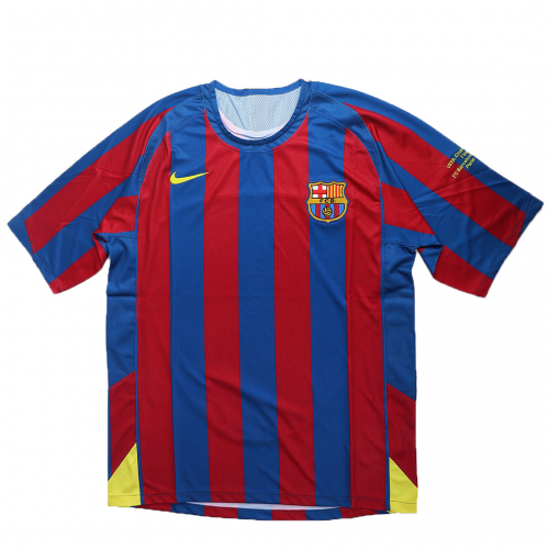 A.Iniesta #24 Retro Barcelona UCL Final Home Jersey 2005/06