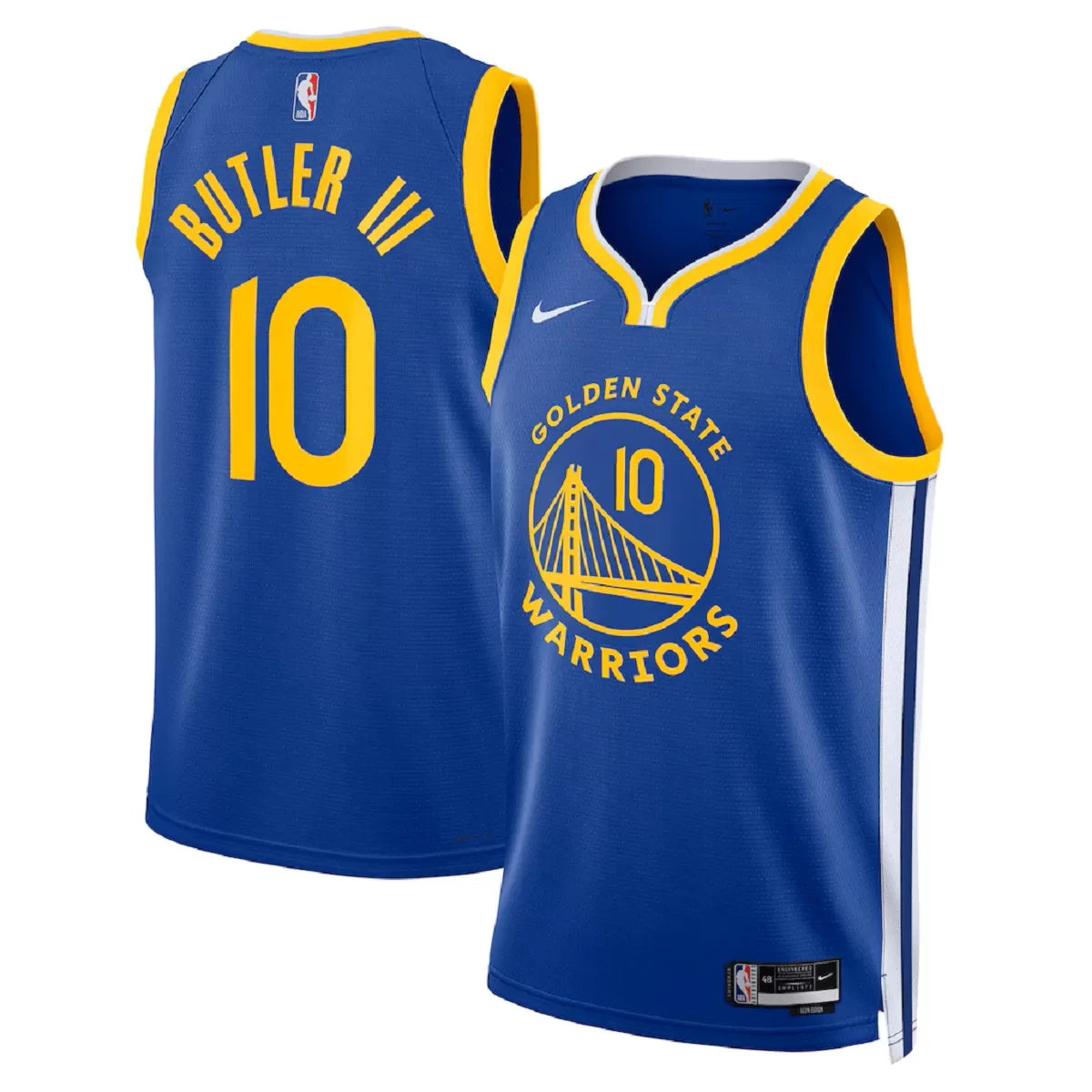 Men's Golden State Warriors Jimmy Butler Blue Swingman Jersey - Icon Edition