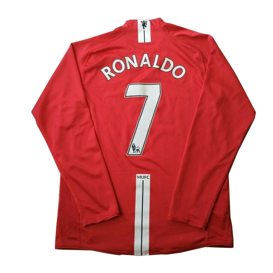 RONALDO #7 Retro Manchester United Home Jersey 2007/08