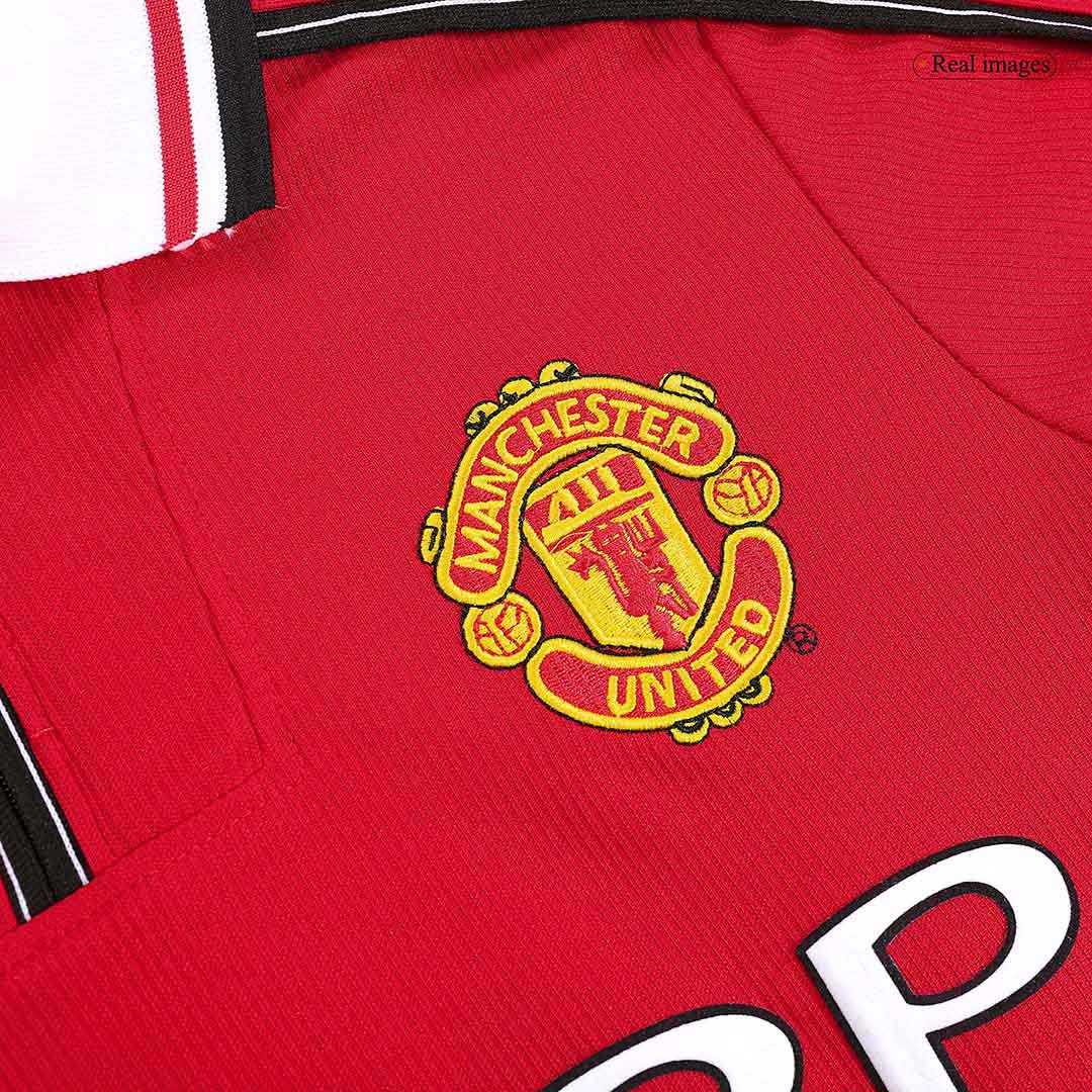 Manchester United Retro Jersey Home Long Sleeve 1998/00