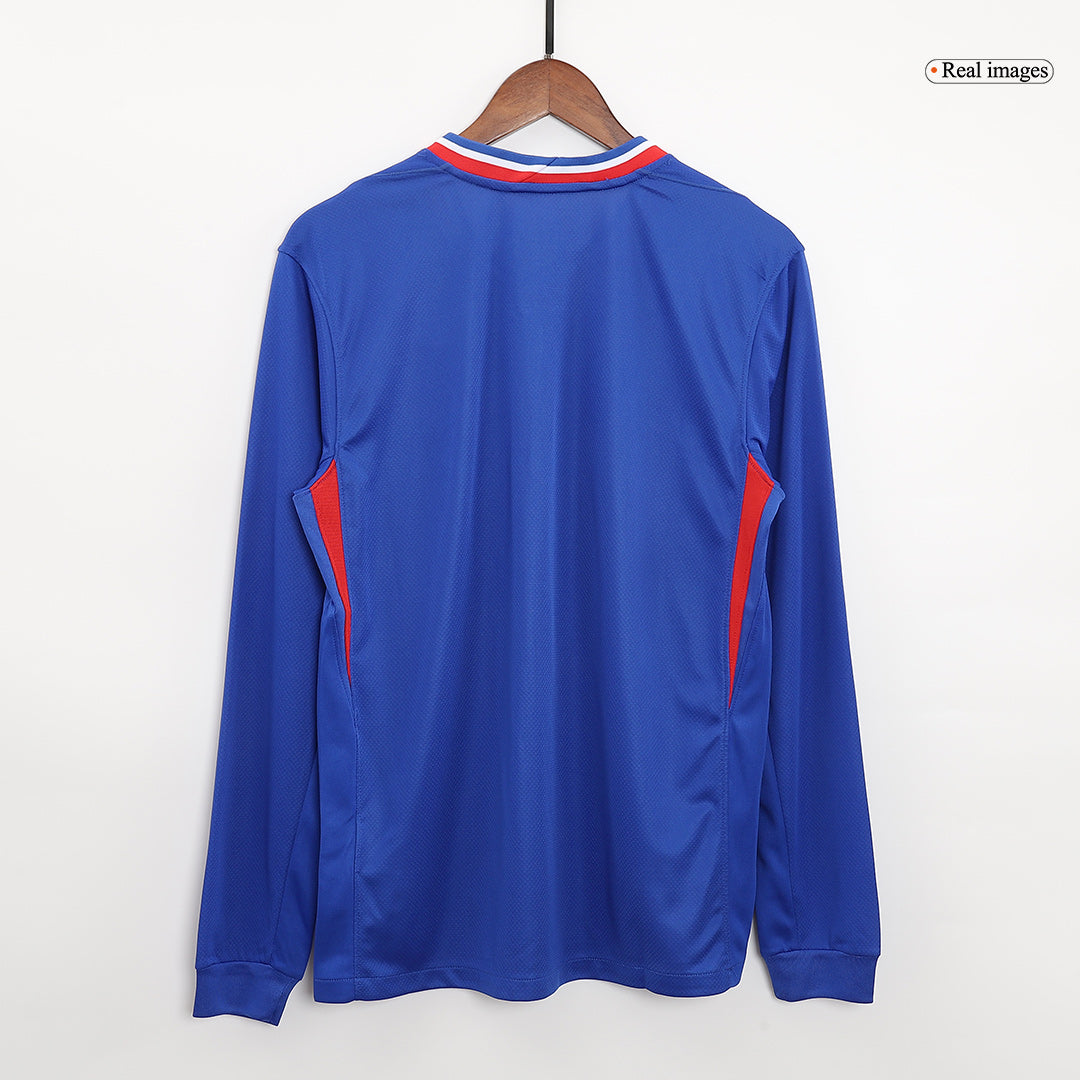 France Home Long Sleeve Jersey Euro 2024 FV