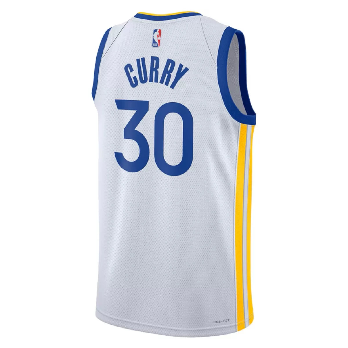 Men's Golden State Warriors Stephen Curry White Swingman Jersey - Association Edition