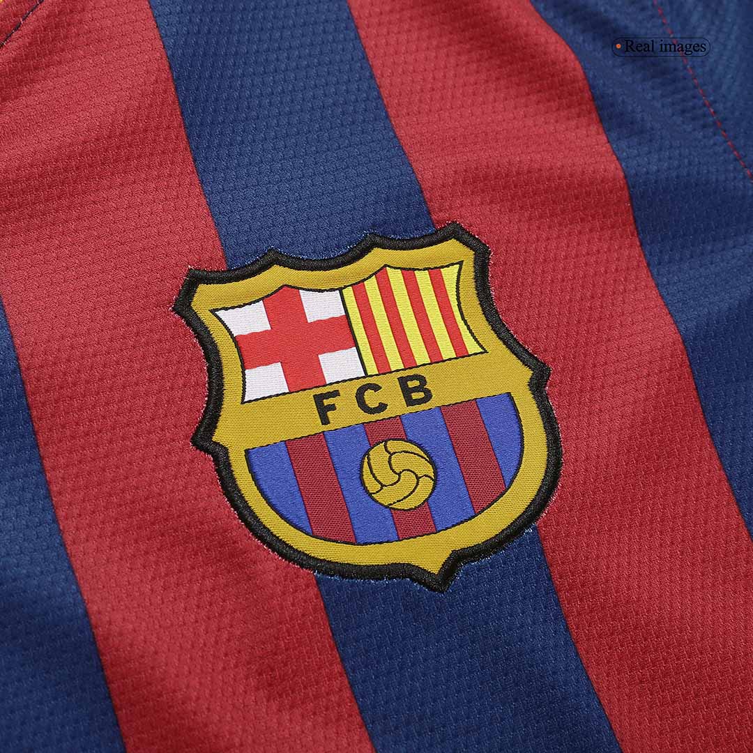 Messi #10 Retro Barcelona Home Jersey 2013/14