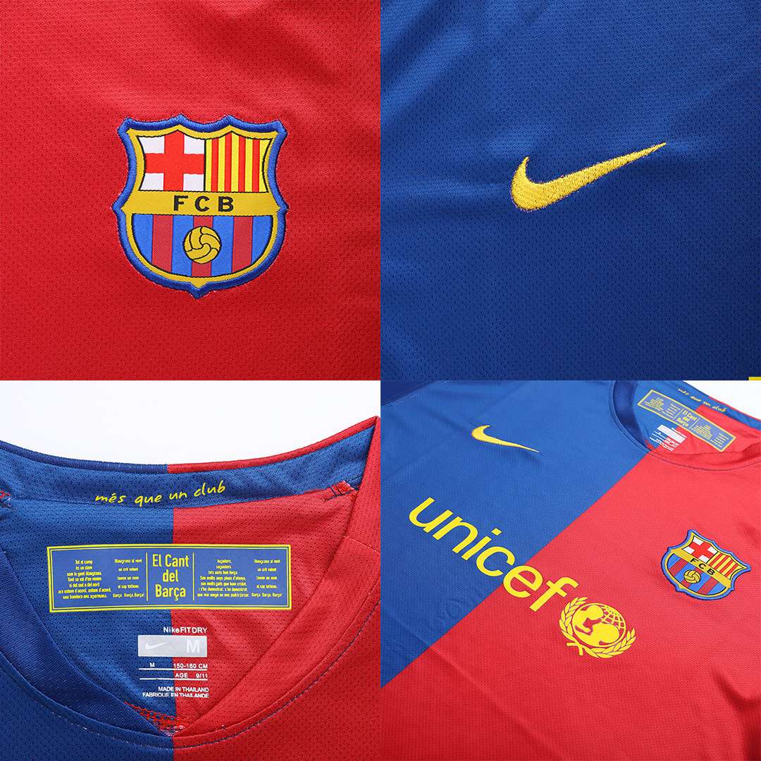 Barcelona Henry #14 UCL Final Retro Jersey Home 2008/09