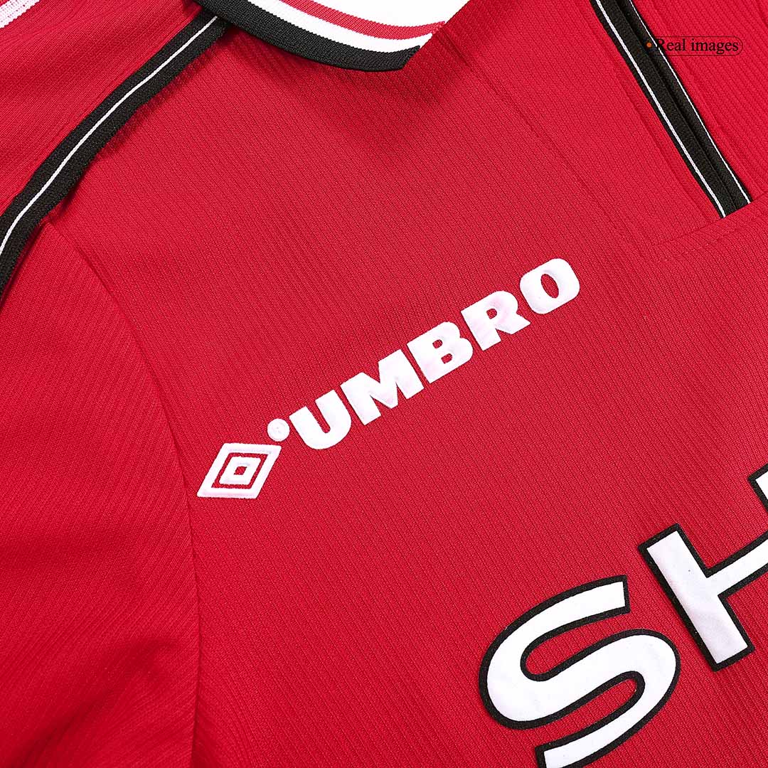 Manchester United Retro Jersey Home Long Sleeve 1998/00