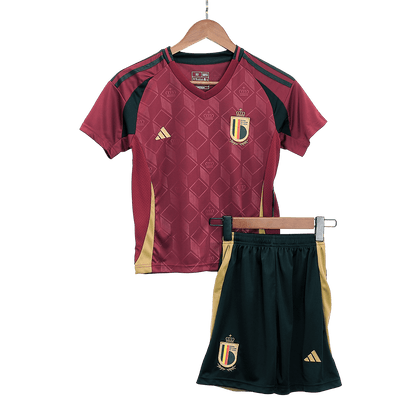 Kids Belgium Home Jersey Kit Euro 2024