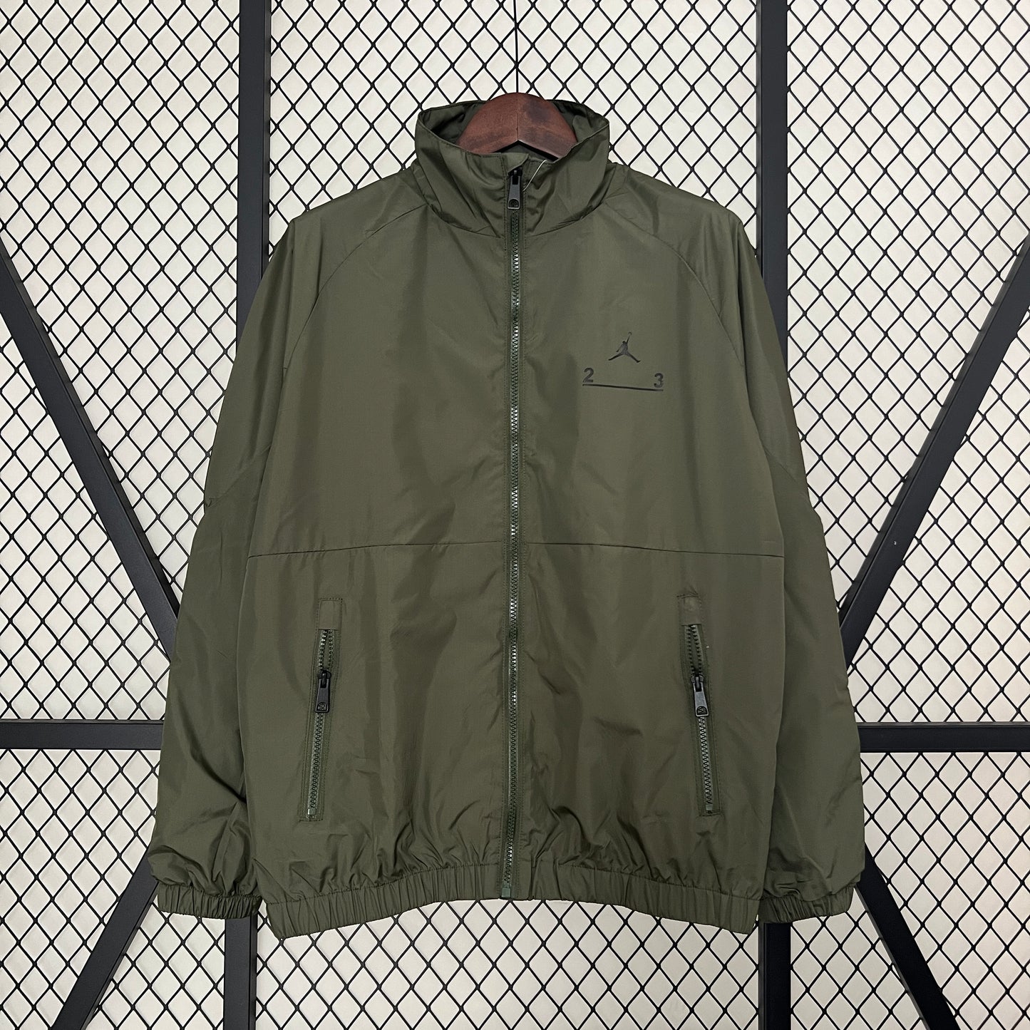 2024 Olive Green 23 Windbreaker