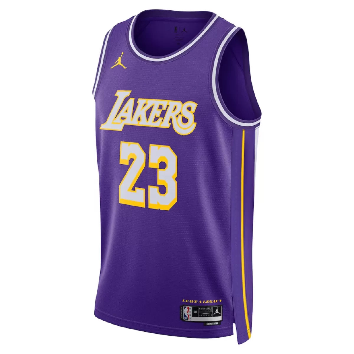 Men's Los Angeles Lakers LeBron James Purple Swingman Jersey - Statement Edition
