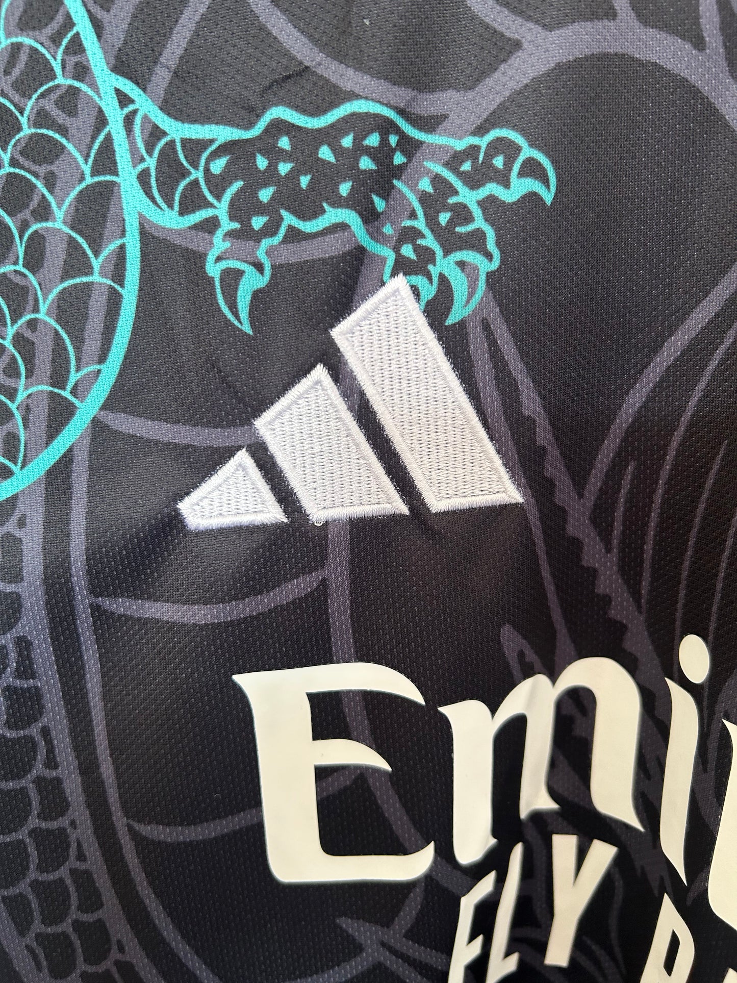 Real Madrid Teal Dragon Premium Jersey