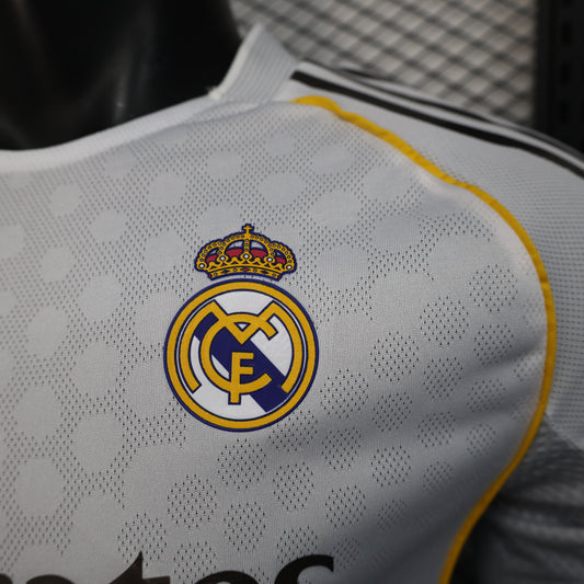 25-26 Real Madrid Home Long-Sleeve Authentic Jersey