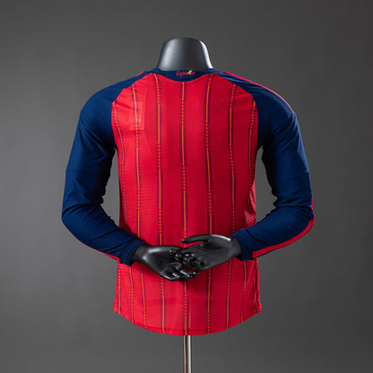 Spain 2026 Home Jersey — Long Sleeve Player Version