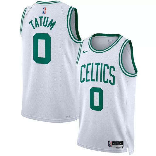 Men's Boston Celtics Jayson Tatum White Swingman Jersey - Association Edition
