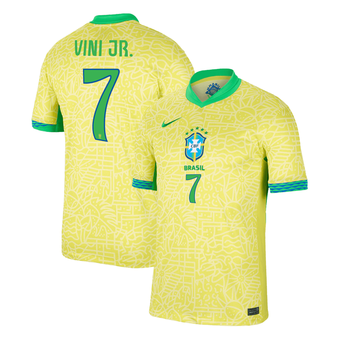 VINI JR. #7 Brazil Home Jersey Copa America 2024 FV