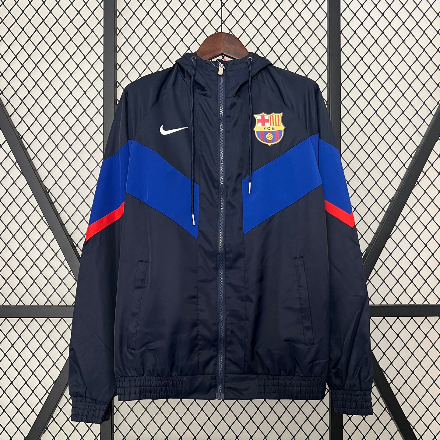 2024/25 Barcelona Windbreaker Black