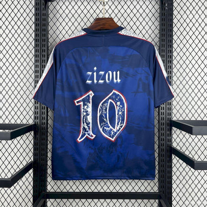 2026 Men's France Zinedine 'Zizou' Zidane #10 Comma Premium Jersey