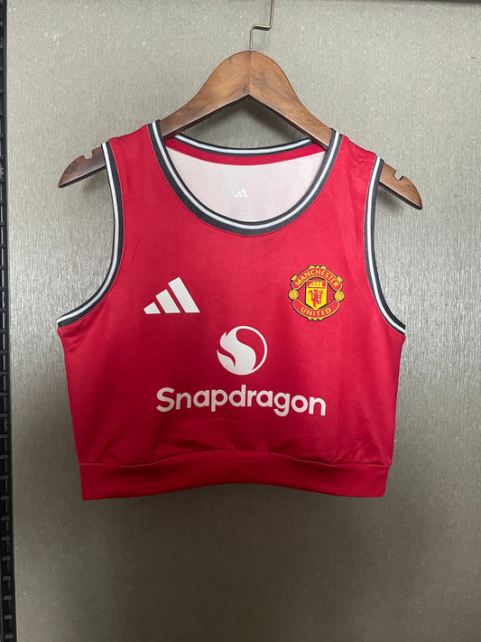 Manchester United Home Women's Crop-Top