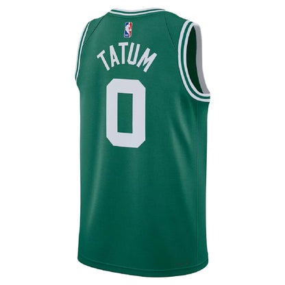 Men's Boston Celtics Jayson Tatum Green Swingman Jersey - Icon Edition