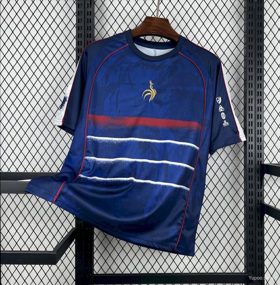 2026 Men's France Zinedine 'Zizou' Zidane #10 Comma Premium Jersey