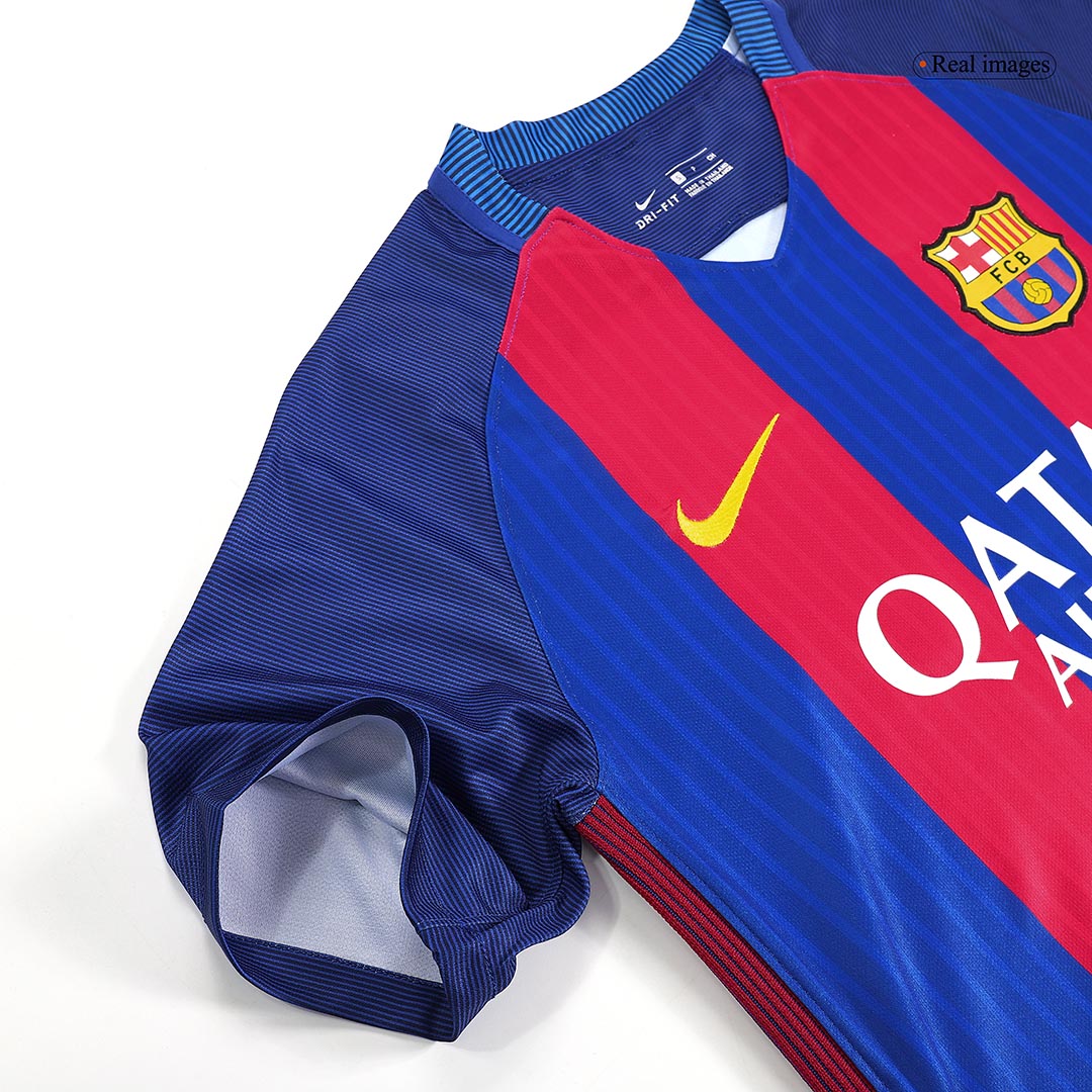 SUÁREZ #9 Barcelona Home Retro Jersey 2016/17