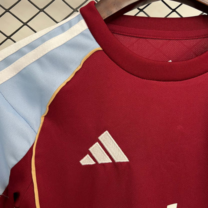 25/26 Aston Villa Home Kids Size Jersey