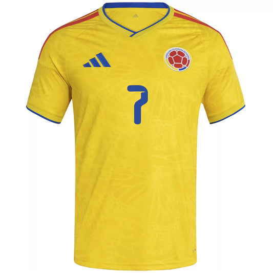 Luis Díaz #7 Colombia Home Jersey World Cup 2026